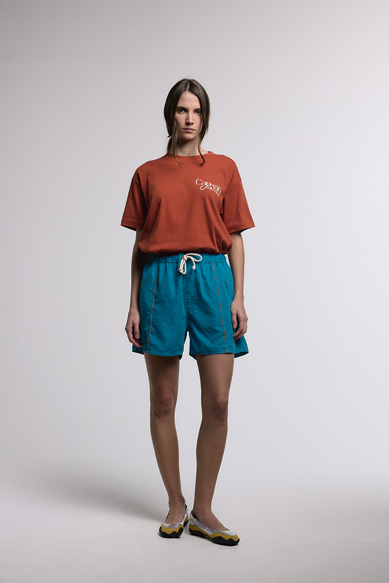 Fish Heavy T-shirt - Burgundy