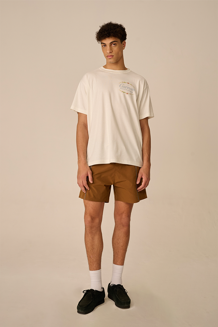 Brown Clipping Boardshort - hover