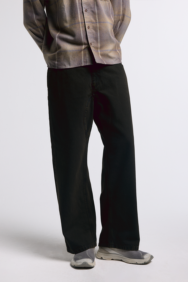 Stoned Brown Twill Pants