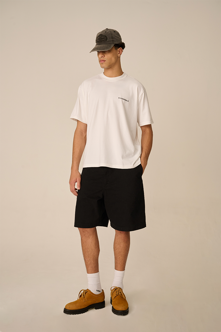 Black Twill Shorts - hover