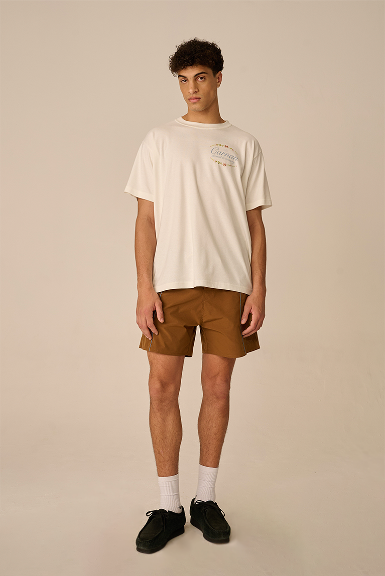 Porcelain Plate Heavy T-shirt - Off