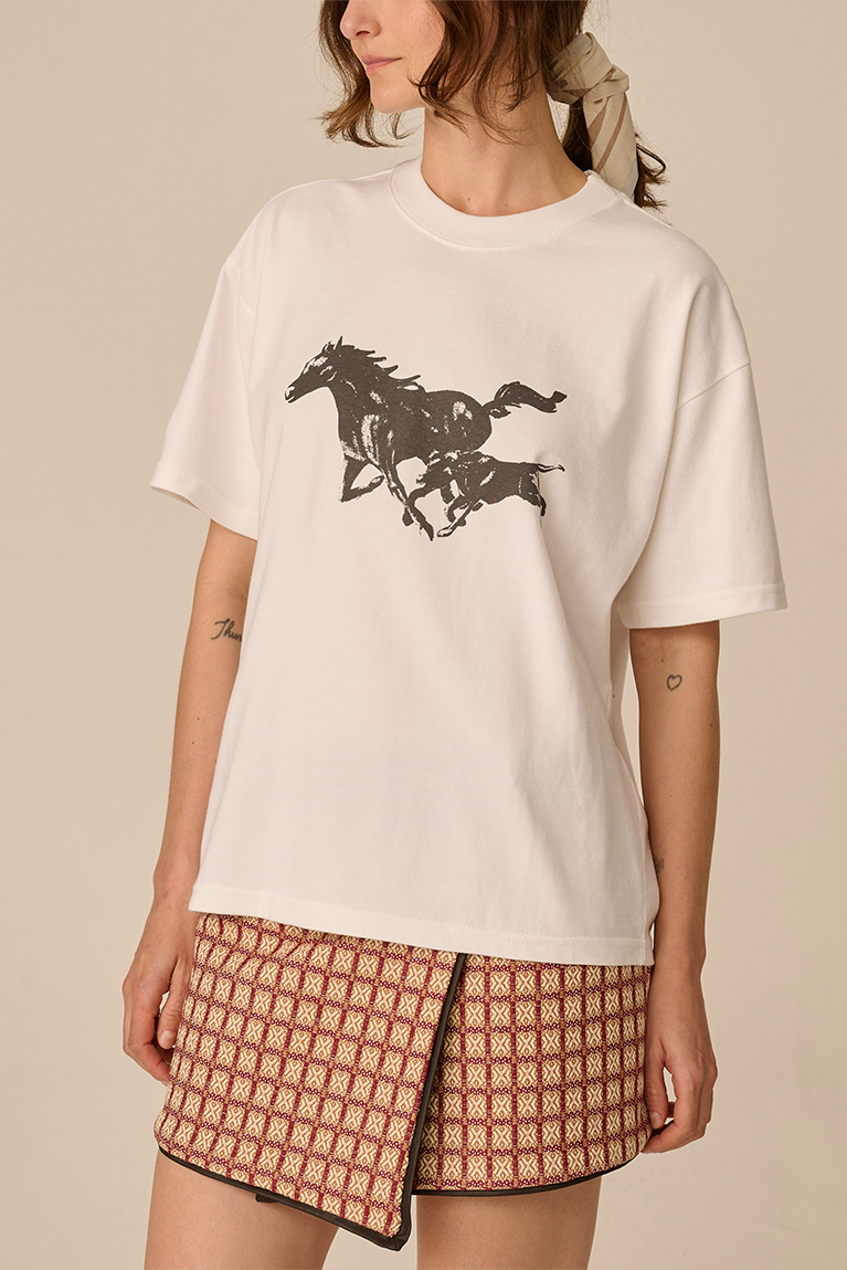 Companions Boxy T-shirt - Off