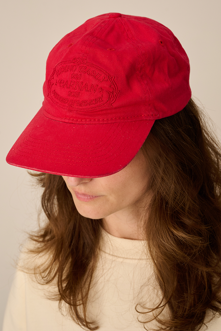Home Crest Hat - Washed Red
