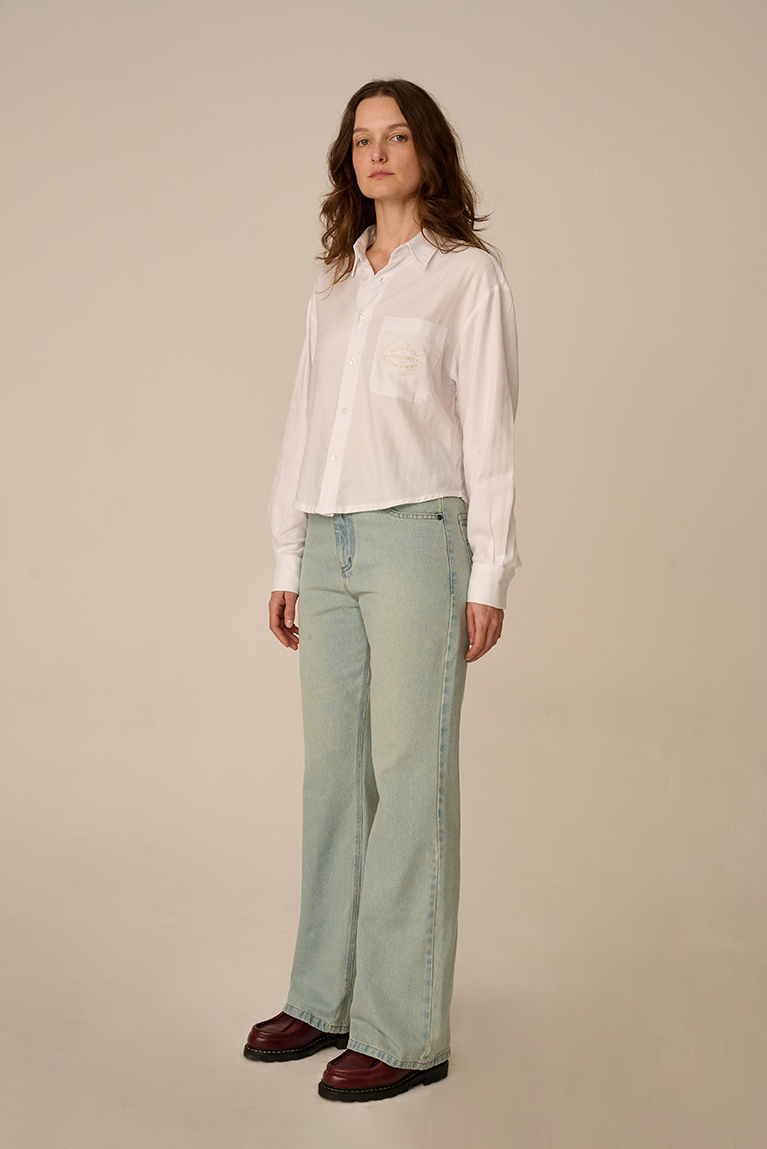 Flare Denim Pants - Light