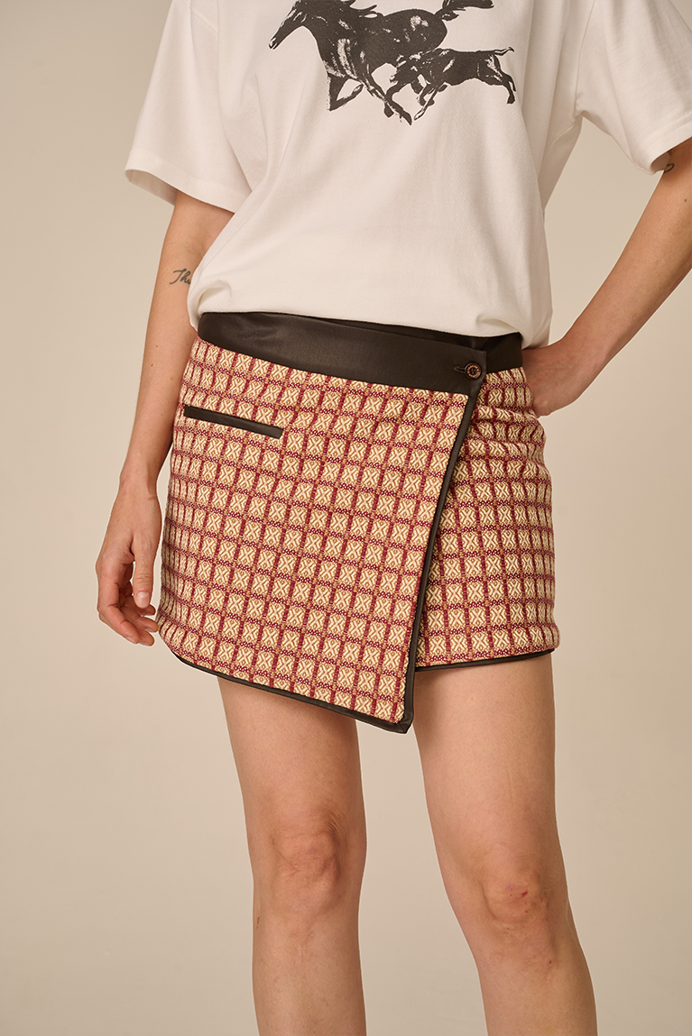 Jacquard Pattern Skirt