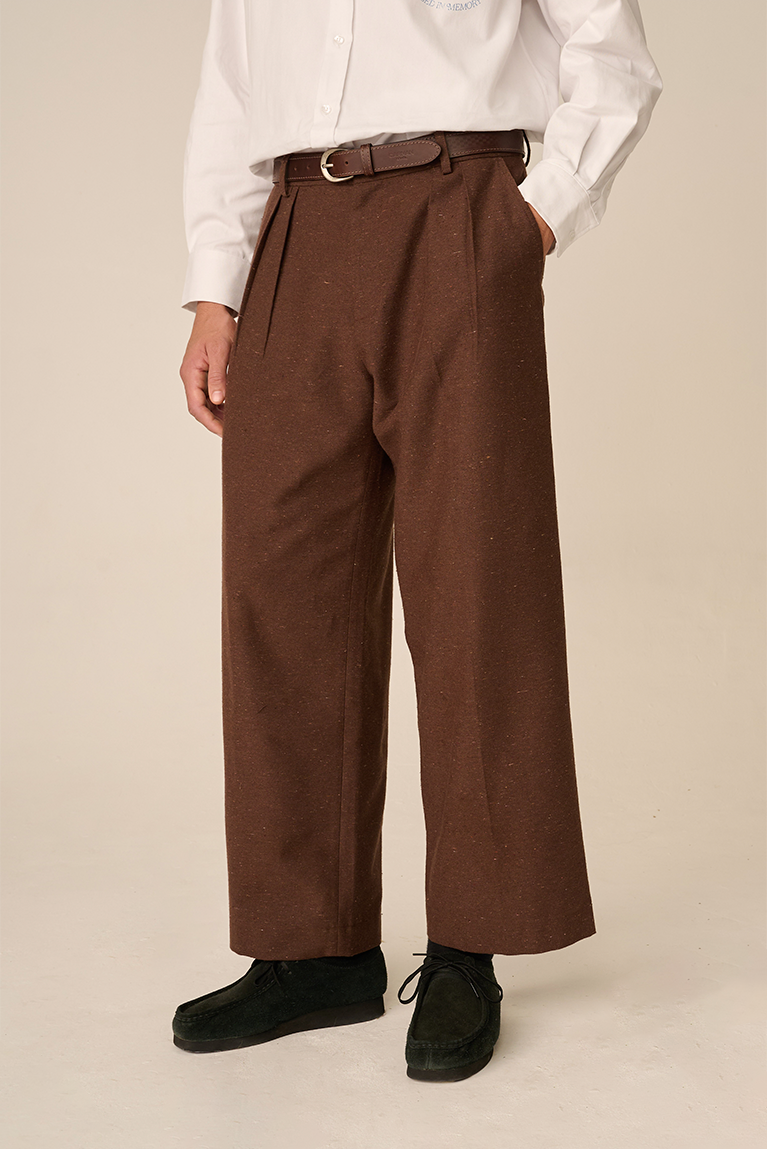 Tailored Pants - Brown