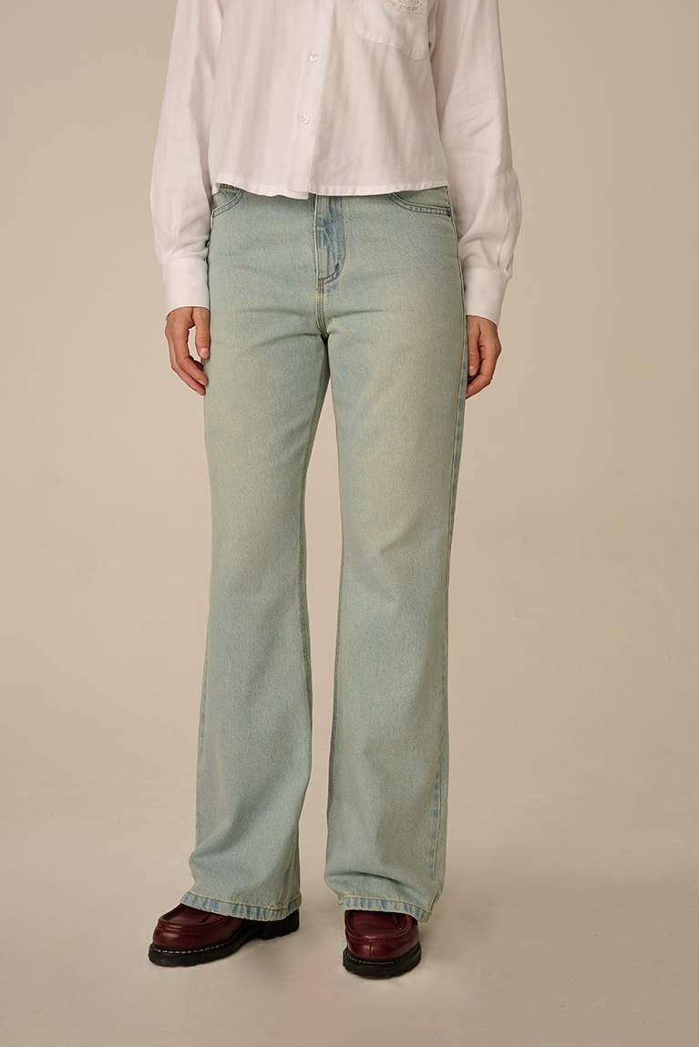 Flare Denim Pants - Light