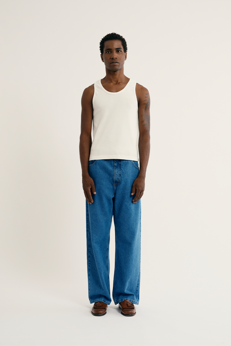 Standard Ribbed Tank Top - Off – Carnan