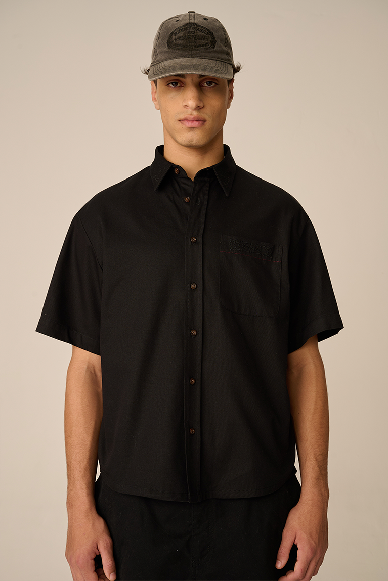 Black Short Sleeve Shirt