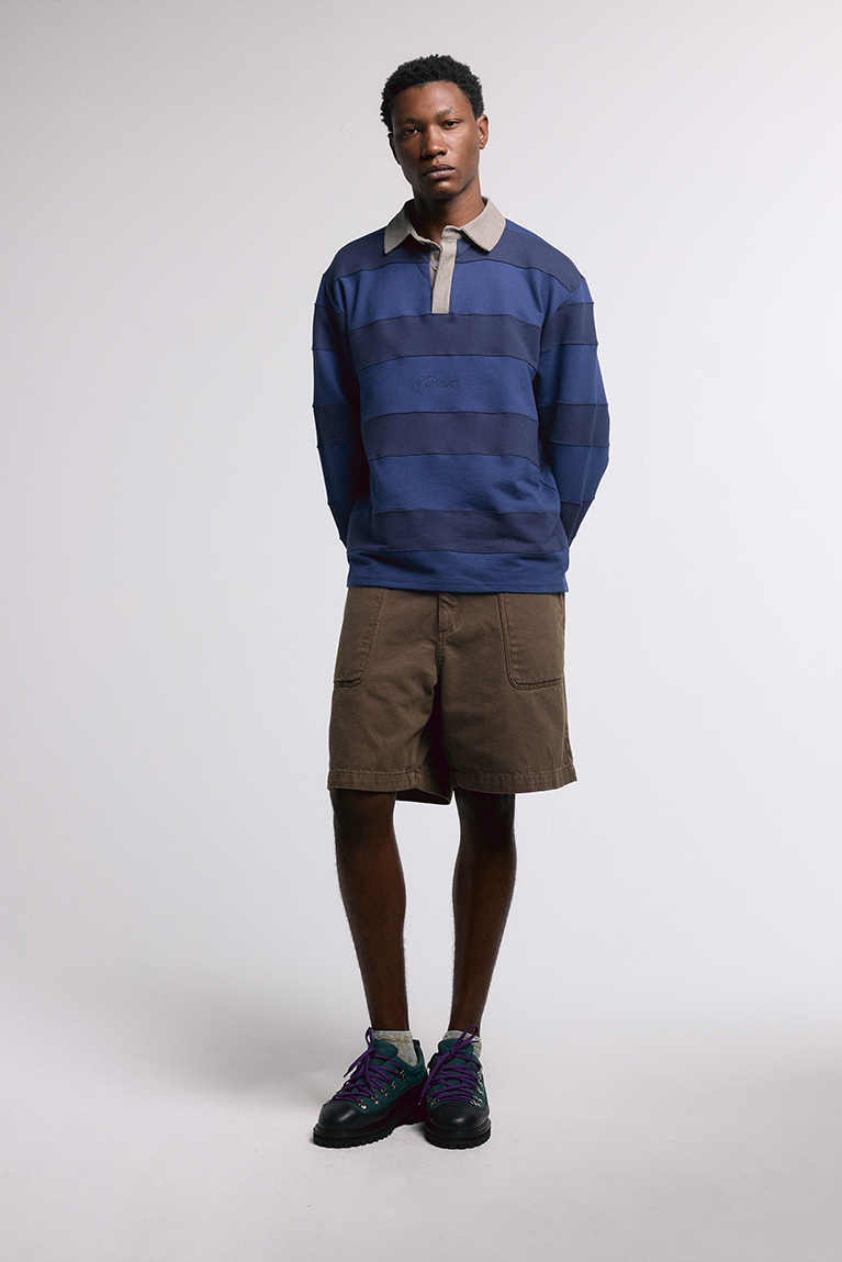 Striped Rugby Polo - hover