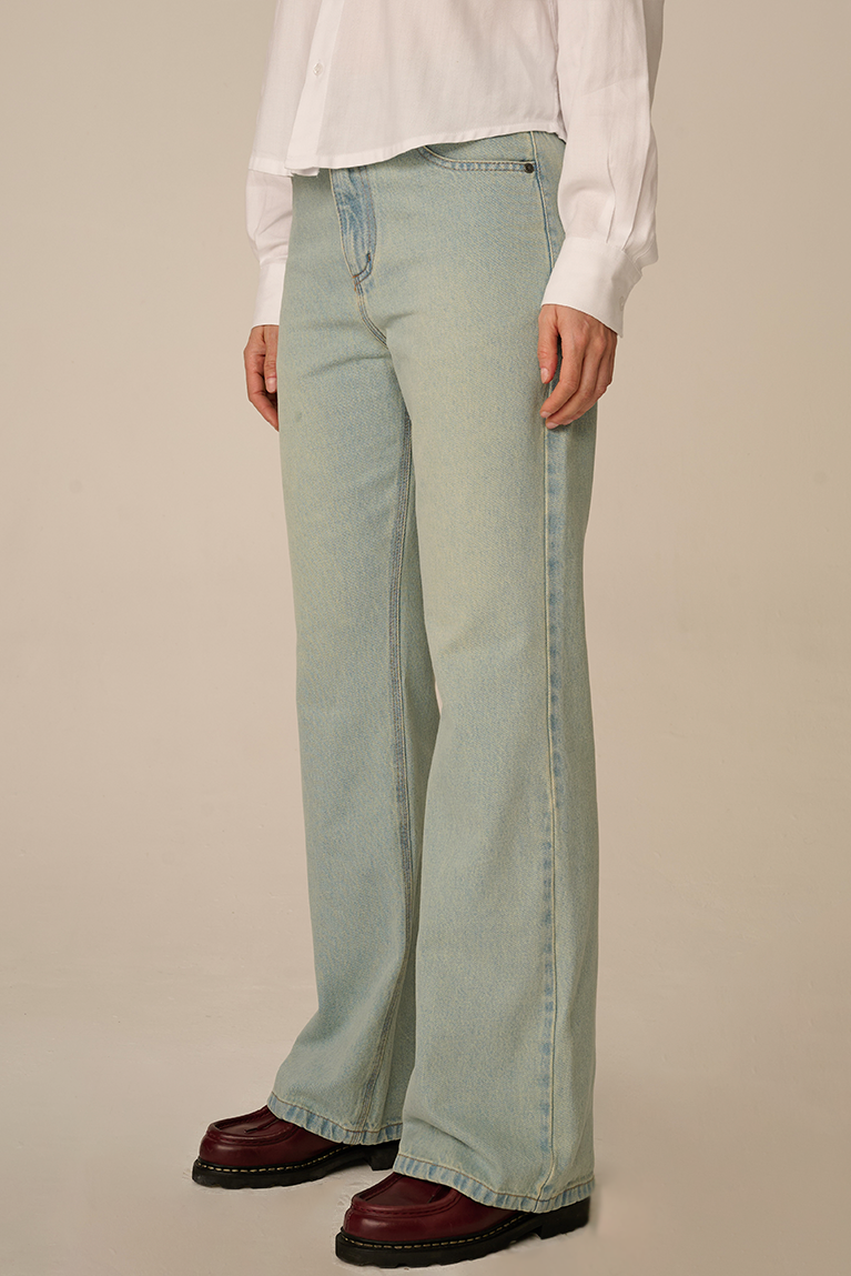 Flare Denim Pants - Light