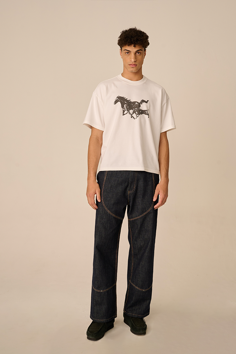 Companions Boxy T-shirt - Off