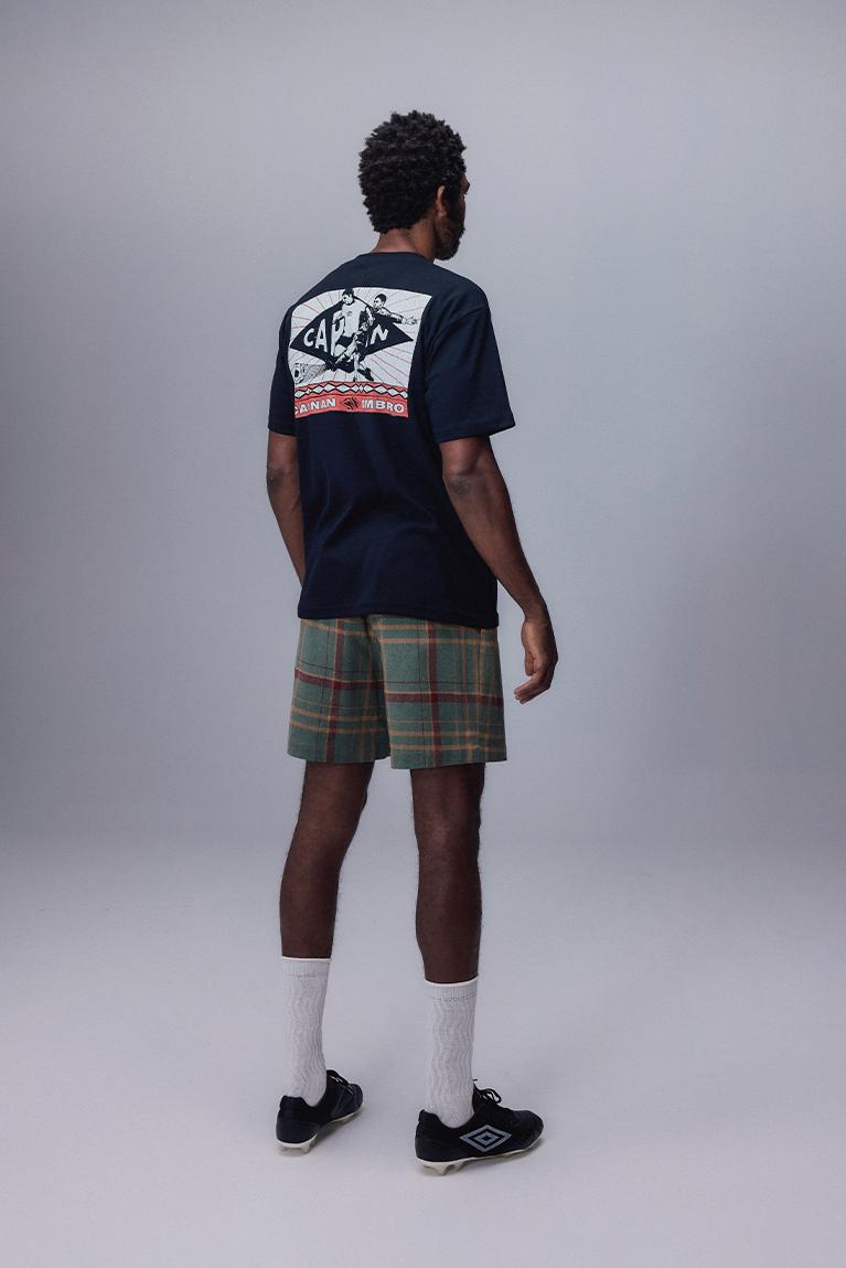 Carnan x Umbro Tackle T-Shirt - Black