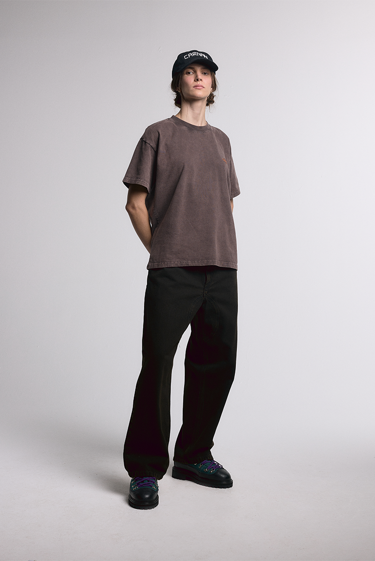 Stoned Brown Twill Pants