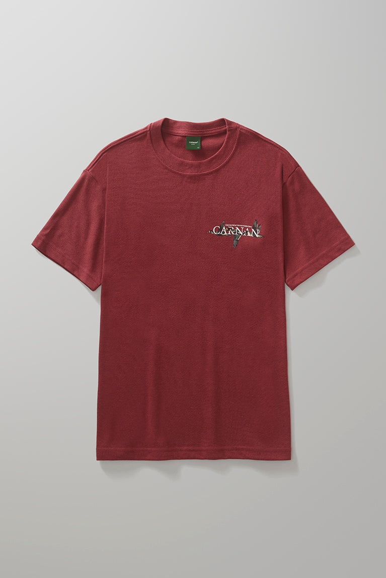Ducks Heavy T-shirt - Burgundy