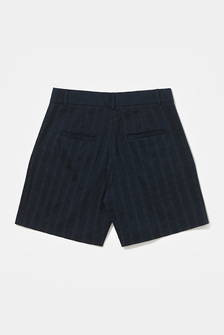 Carnan x CP Pinstrip Navy Shorts