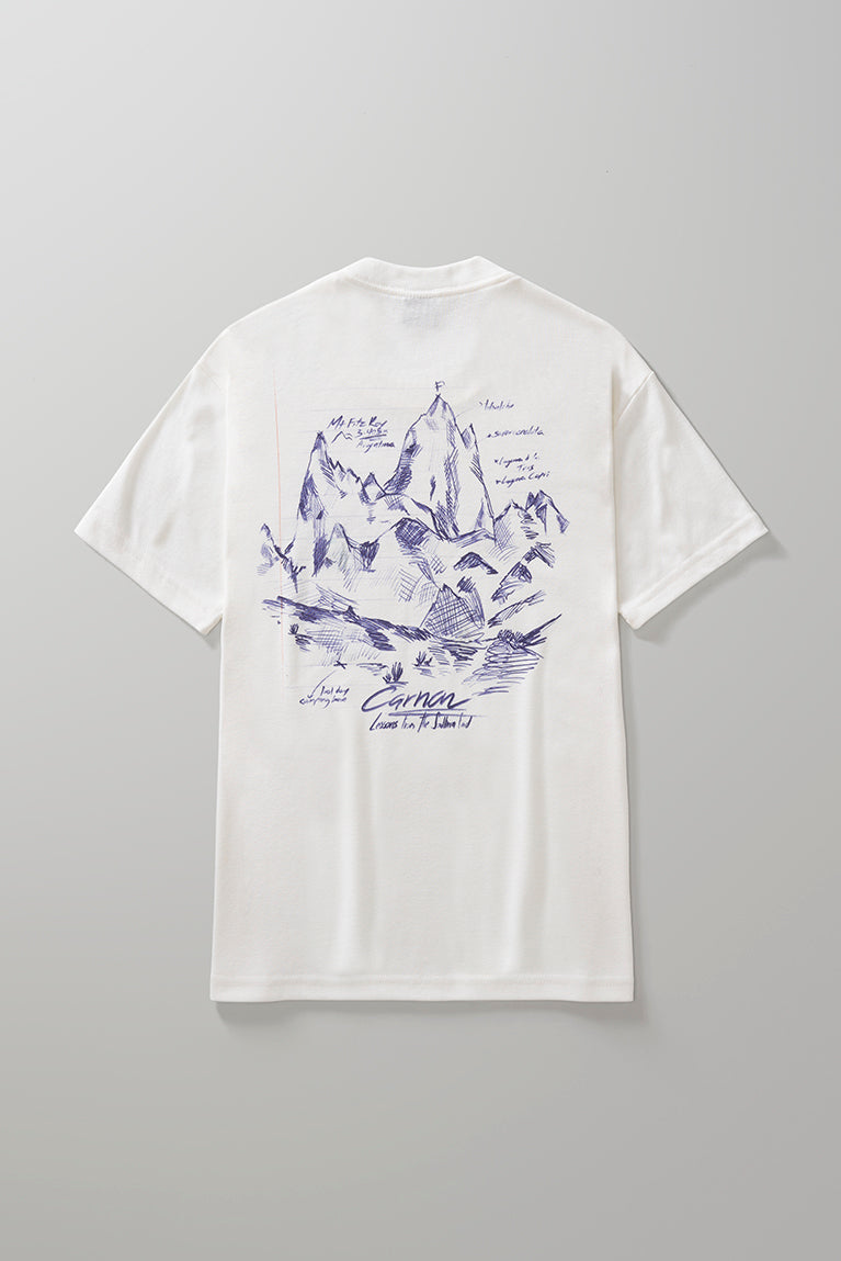Pen Drawing Heavy T-shirt - Off
