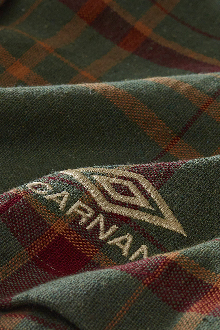 Carnan x Umbro Green Plaid Shorts