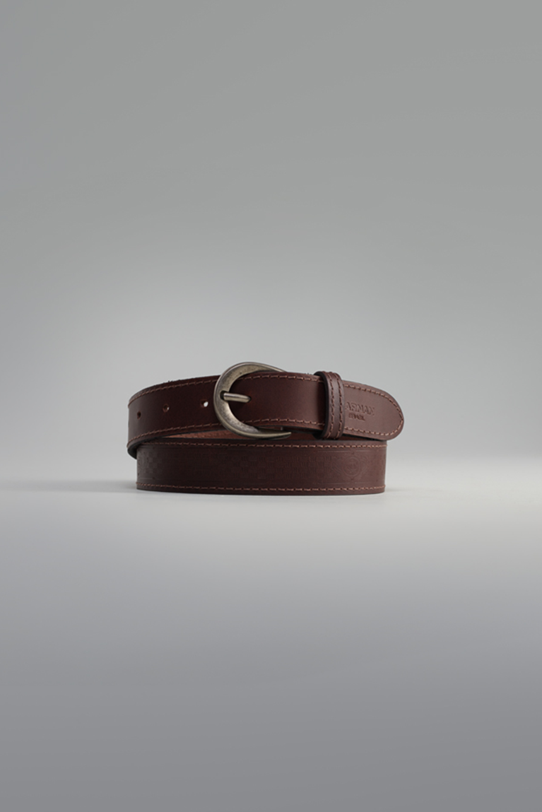 D.I.M Leather Belt - Brown