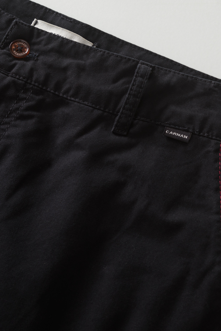 Black Twill Shorts