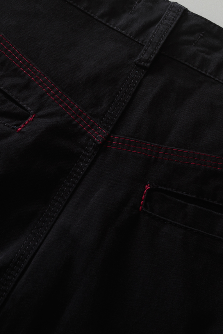 Black Twill Shorts