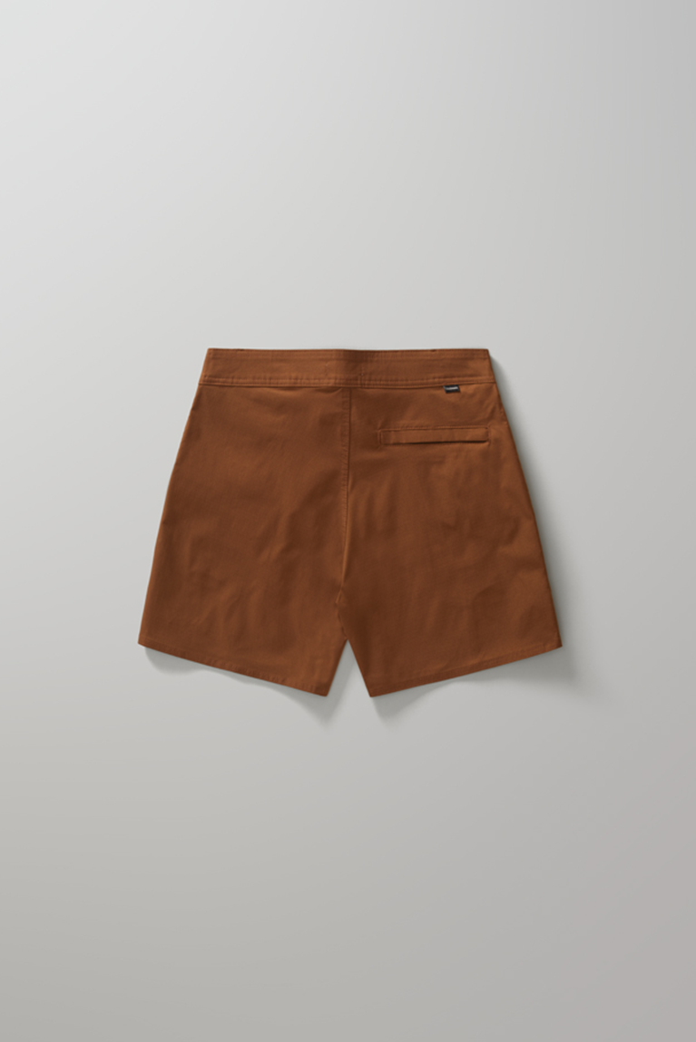 Brown Clipping Boardshort