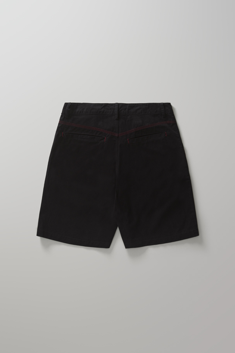 Black Twill Shorts