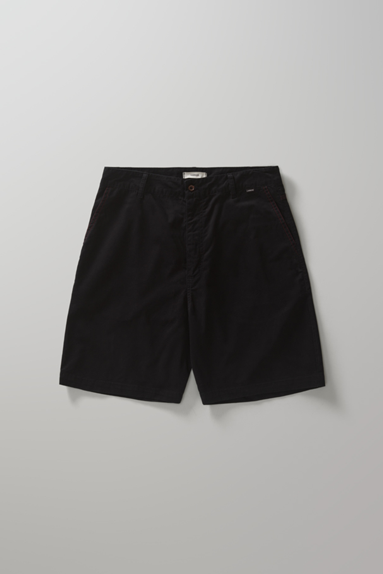 Black Twill Shorts