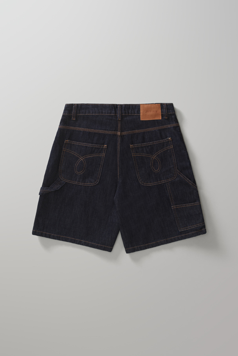 Double Knee Denim Shorts