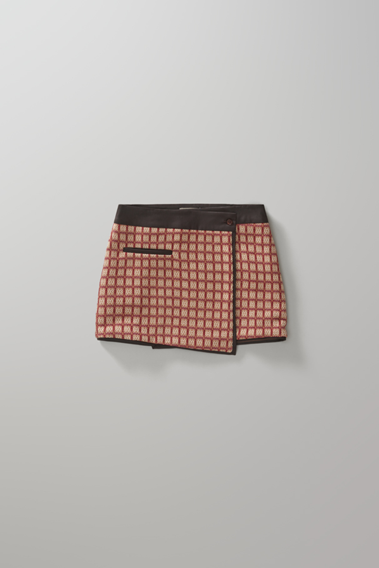 Jacquard Pattern Skirt