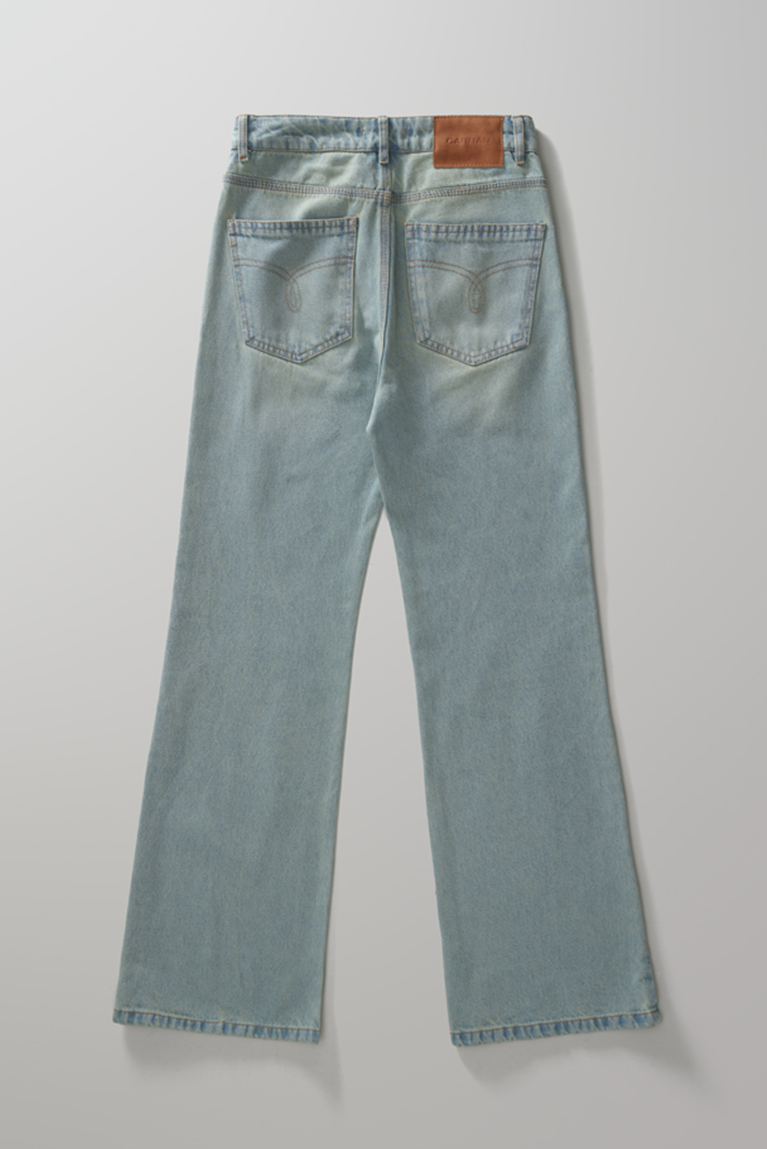 Flare Denim Pants - Light