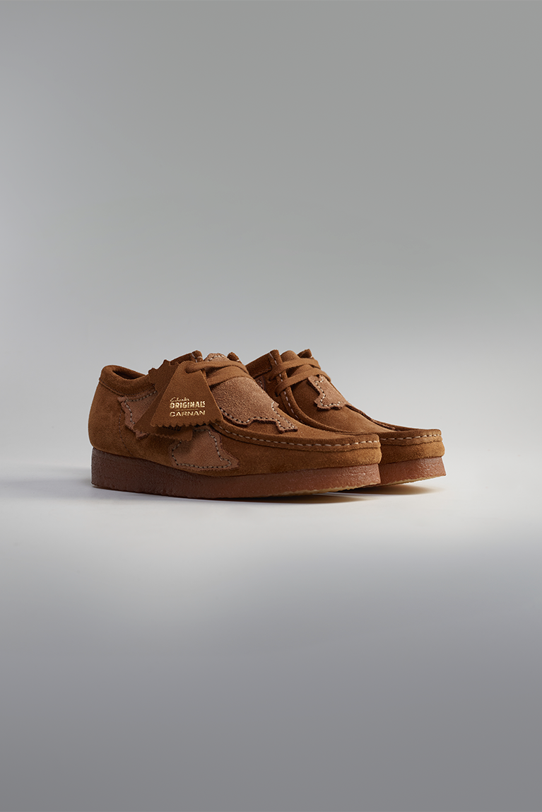 Carnan x Clarks™ Wallabee - Cola Suede