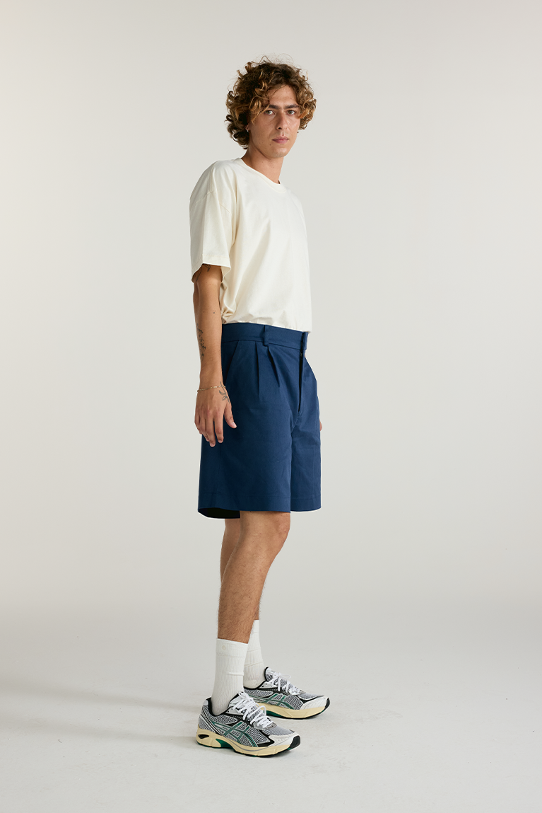 Standard Tailored Shorts - Navy
