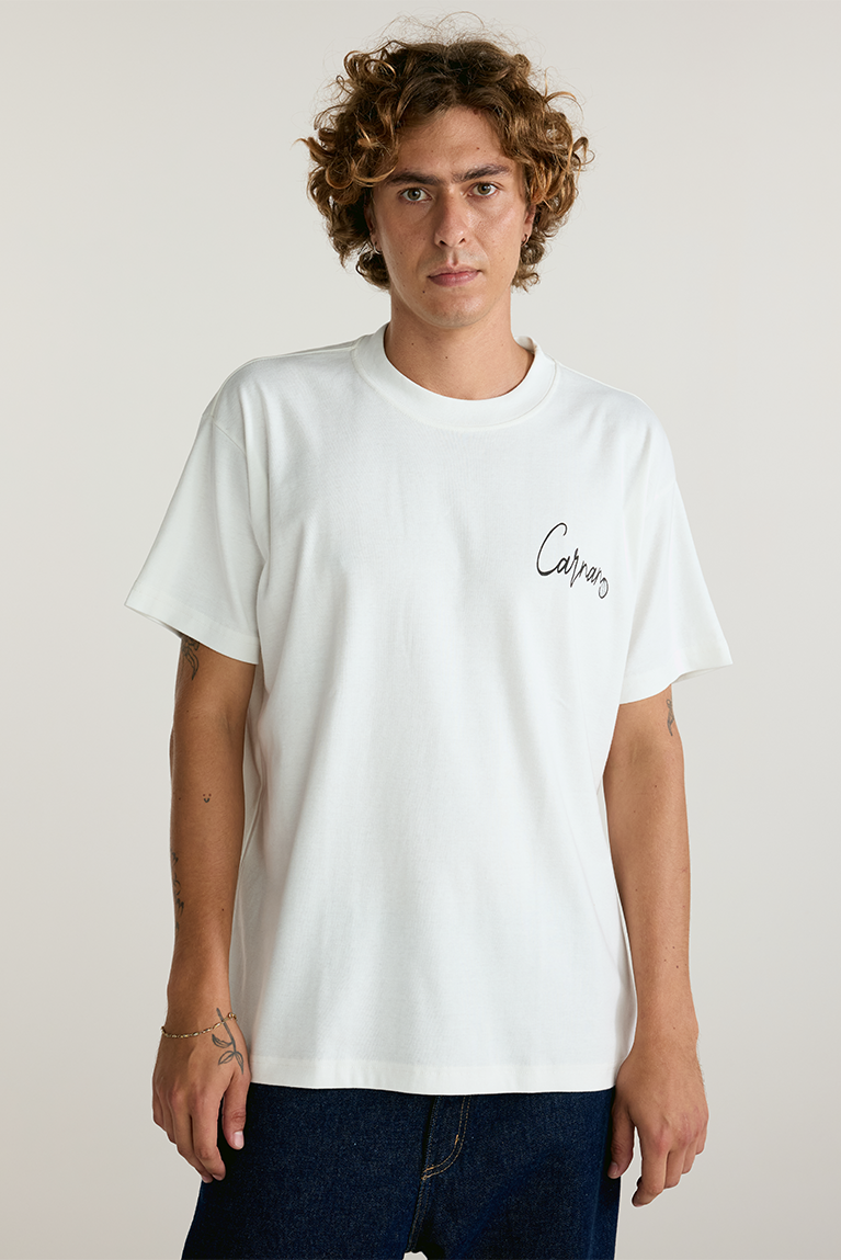 Heavy T-Shirt Cursive - Off