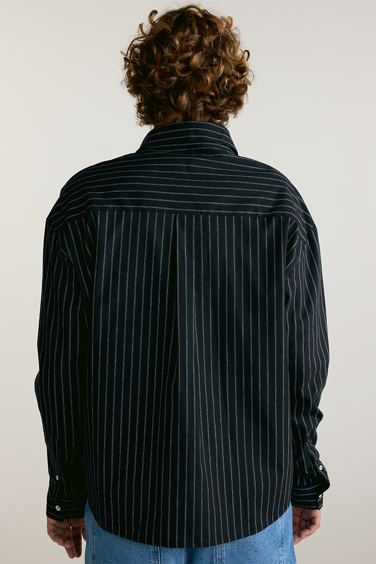 Standard Striped Shirt - Black