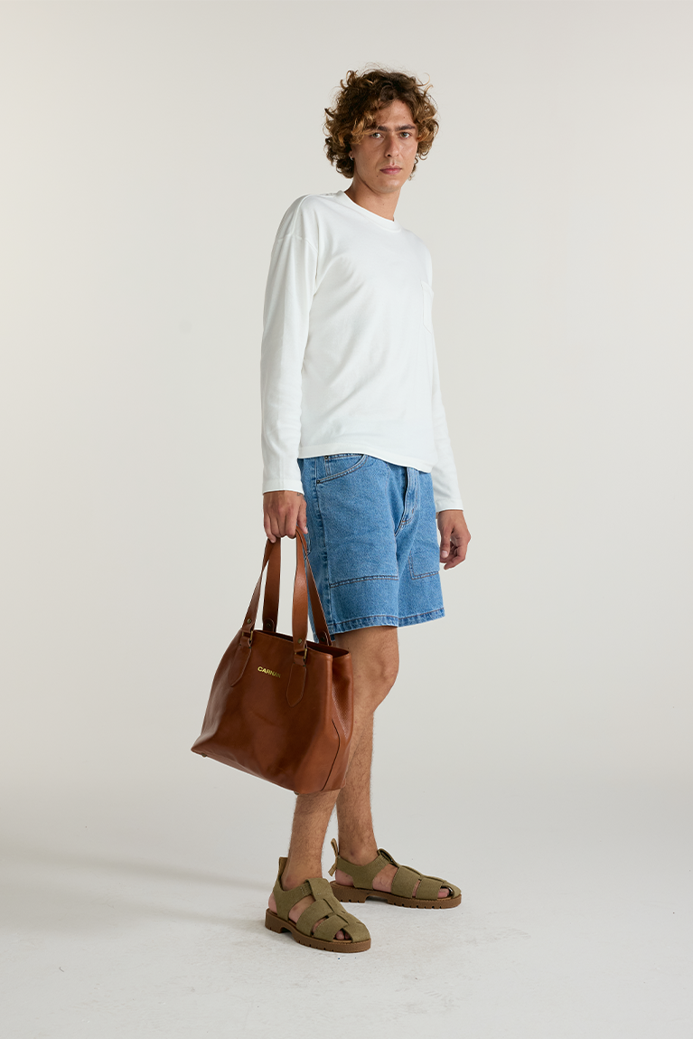 Satchel Bag - Brown
