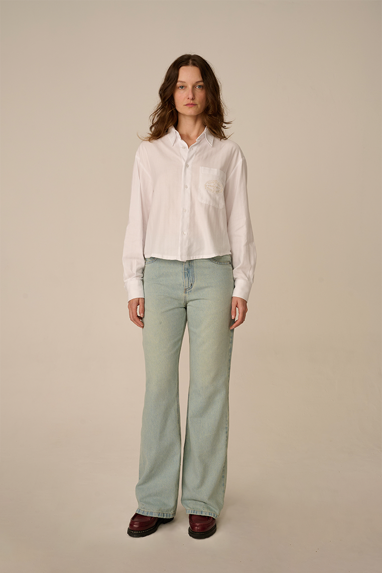 Flare Denim Pants - Light - hover