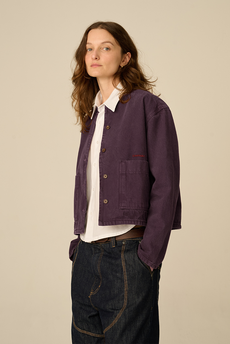 Purple Twill Jacket