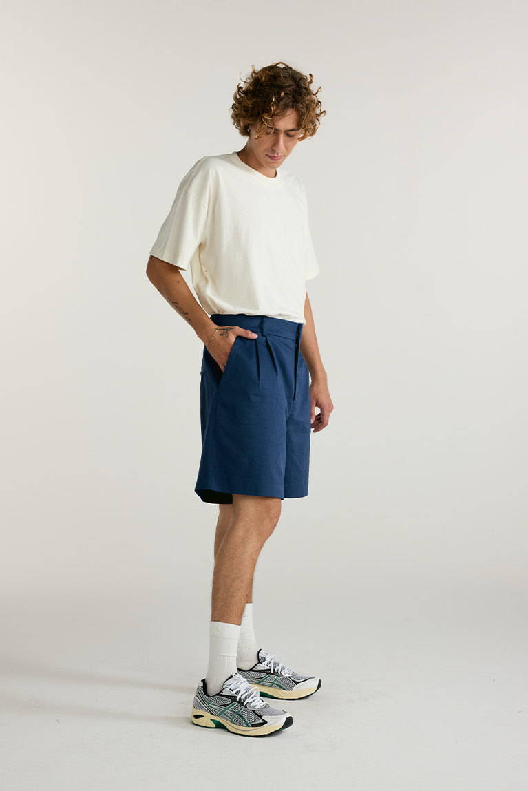 Standard Tailored Shorts - Navy