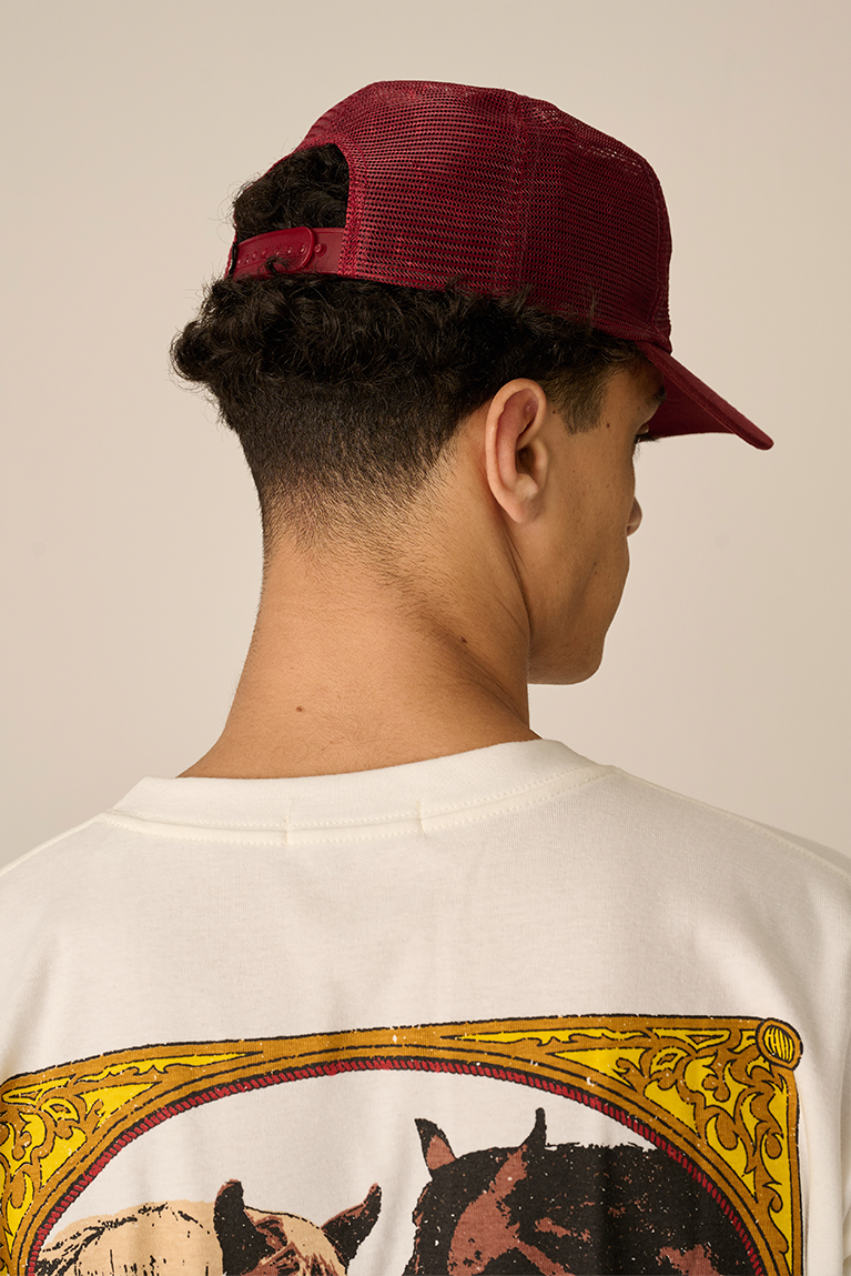 Horseshoe Hat - Burgundy