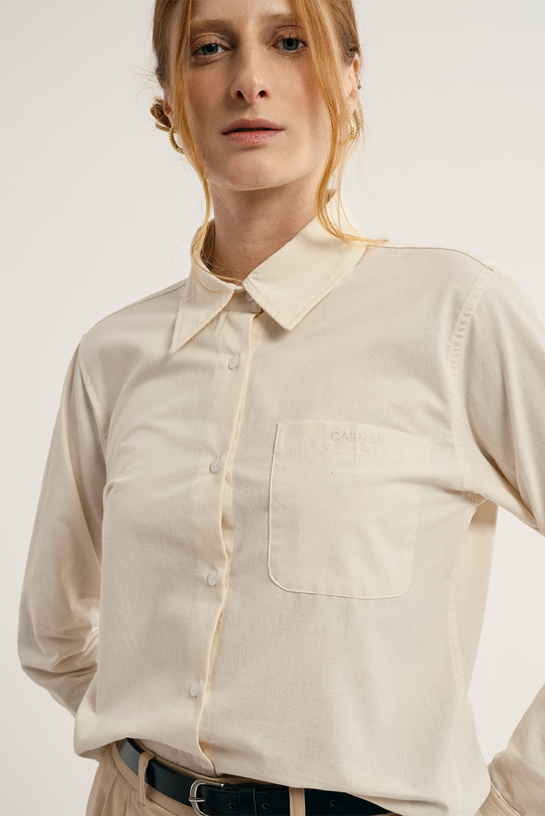 Standard Cropped Shirt - Off