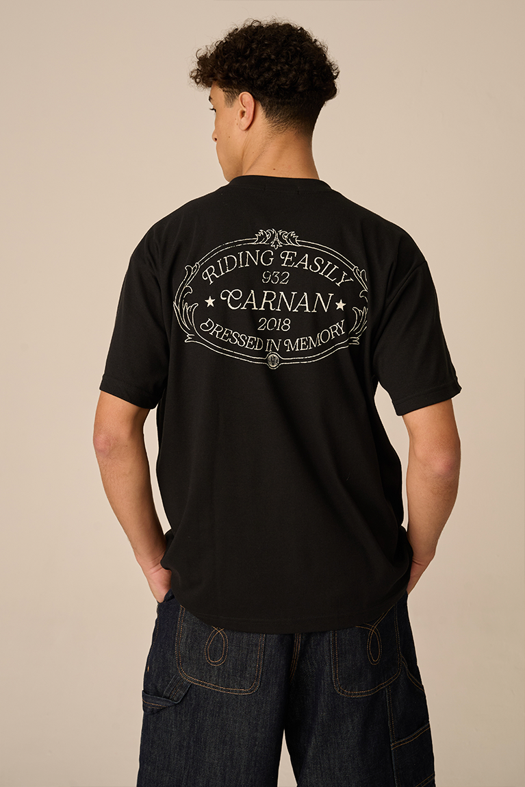 Home Crest Heavy T-shirt - Black - hover