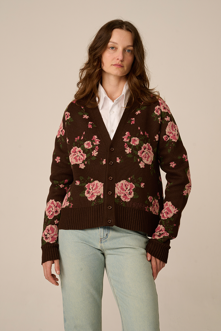 Floral Cardigan - hover