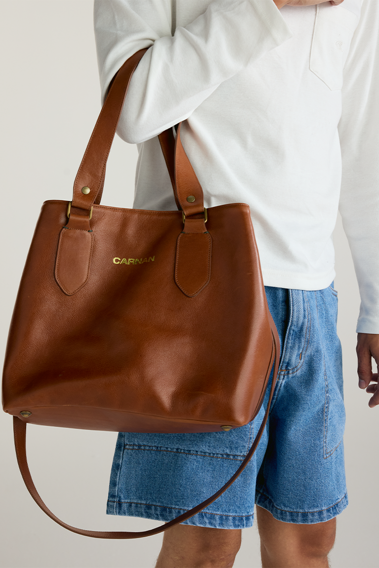 Satchel Bag - Brown