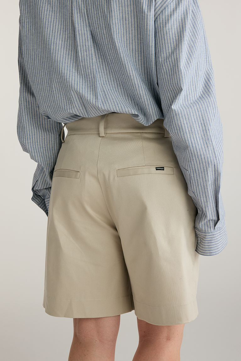 Standard Tailored Shorts - Beige