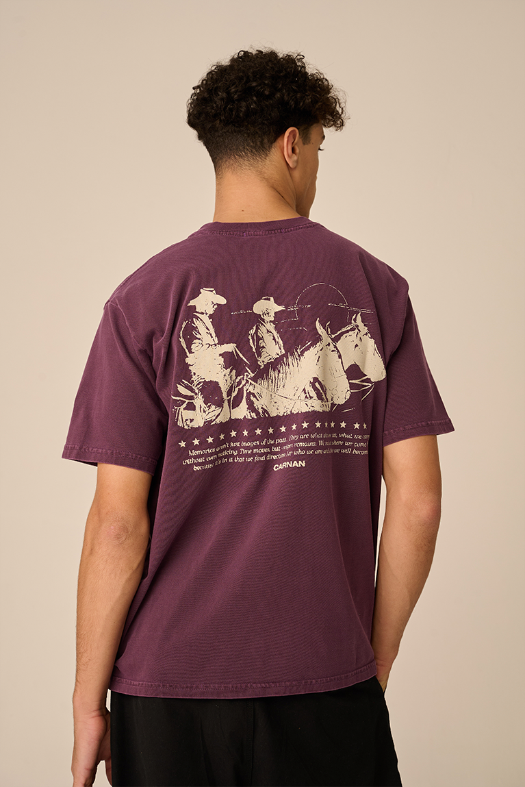 Partners T-shirt - Purple - hover