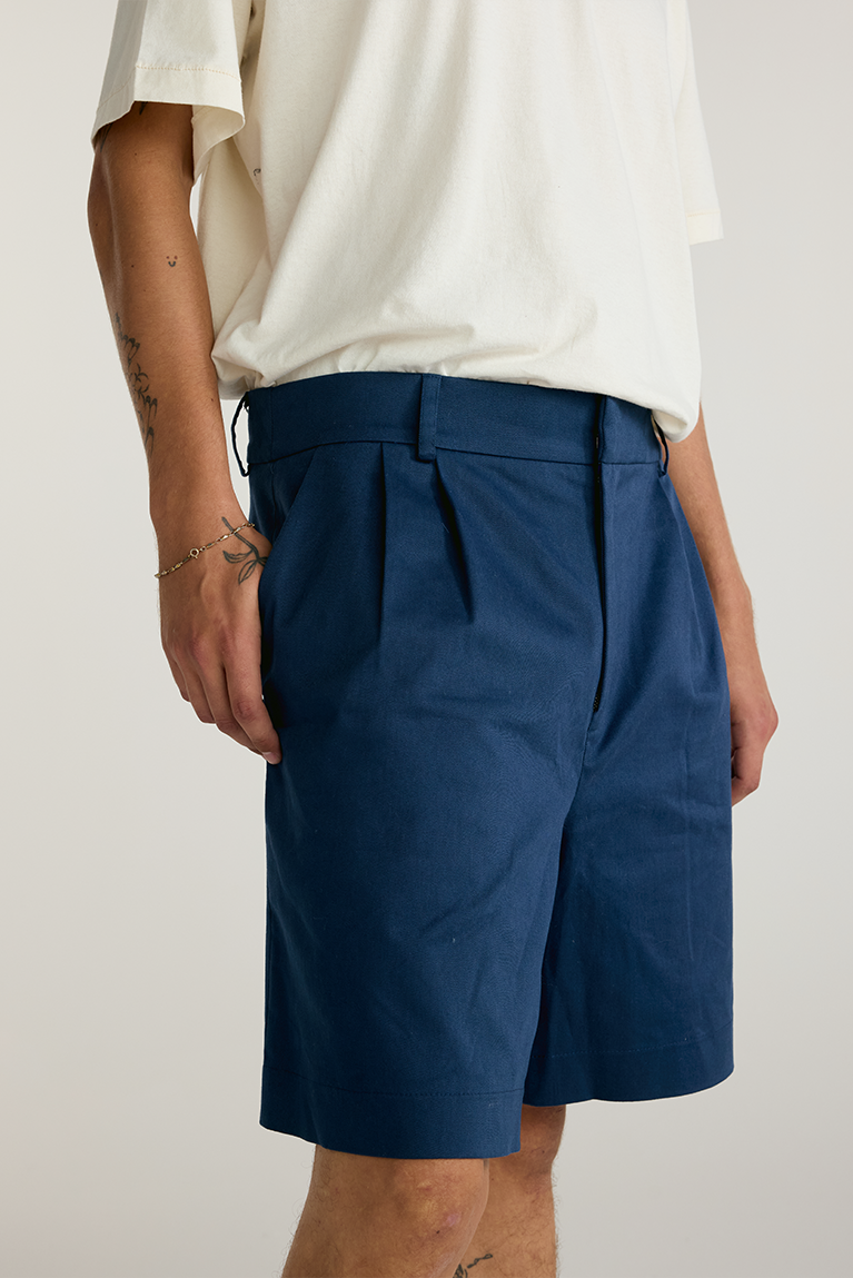 Standard Tailored Shorts - Navy