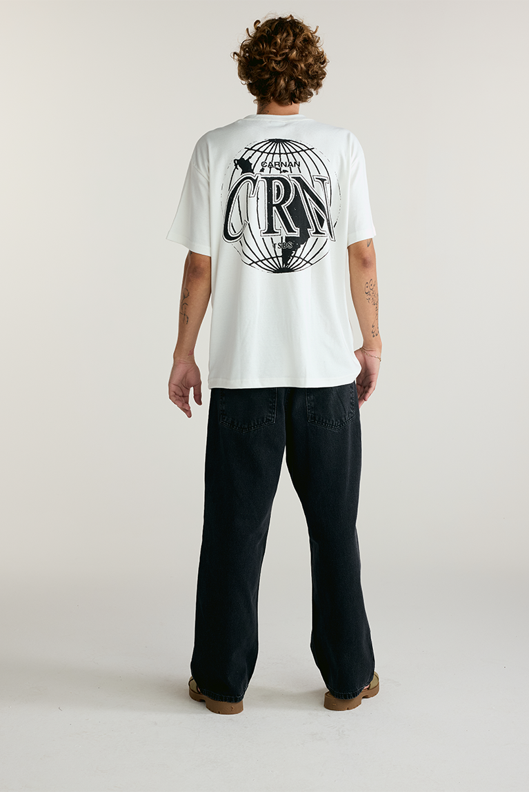 Heavy T-Shirt World Globe - Off