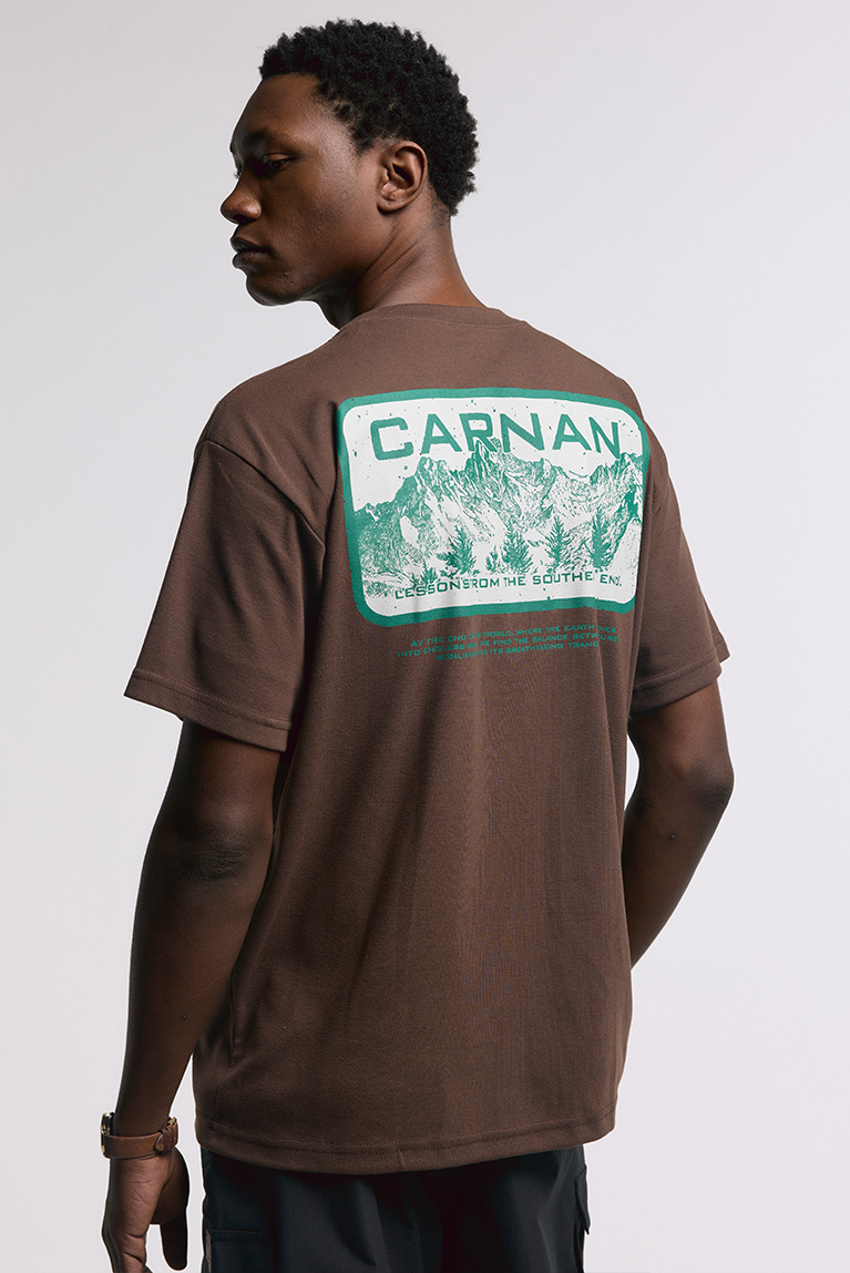 Mountain Heavy T-shirt - Brown - hover
