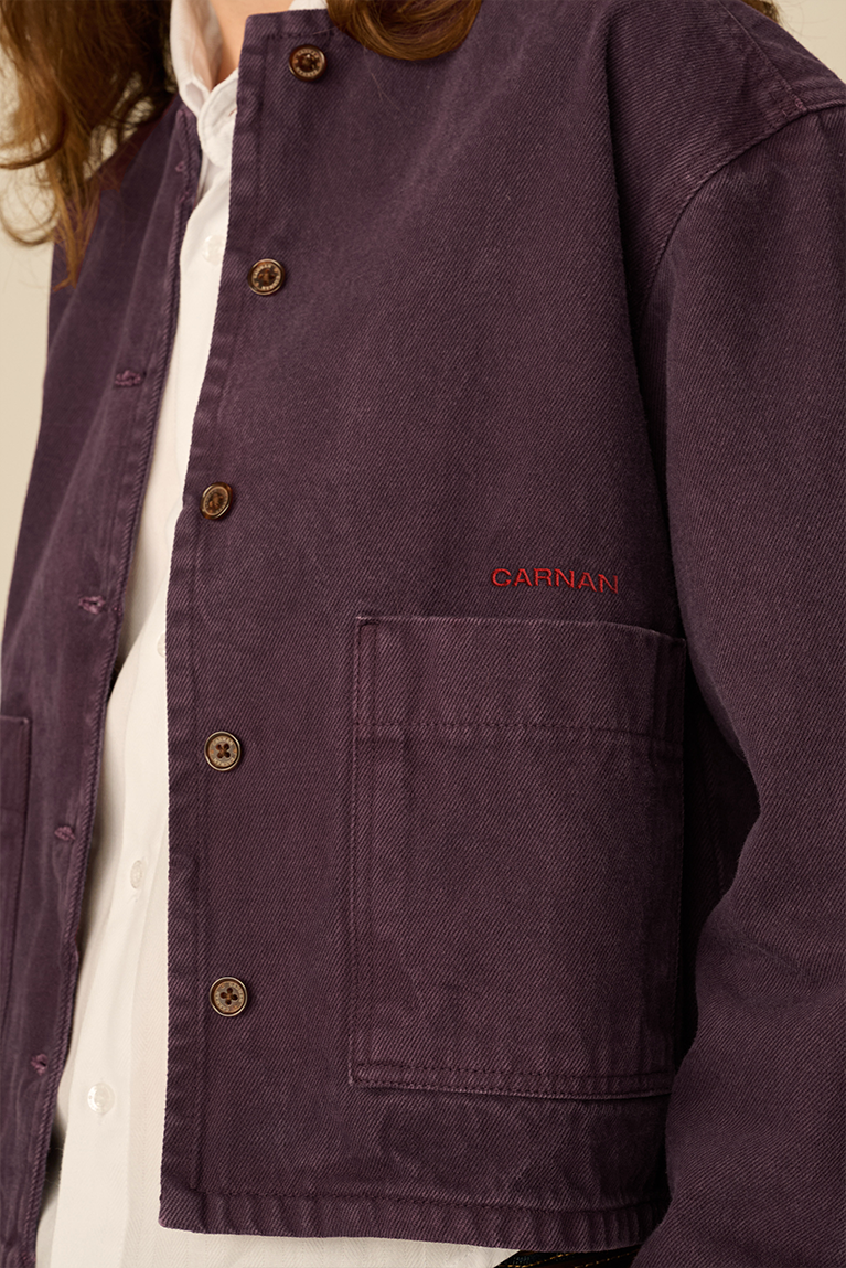 Purple Twill Jacket